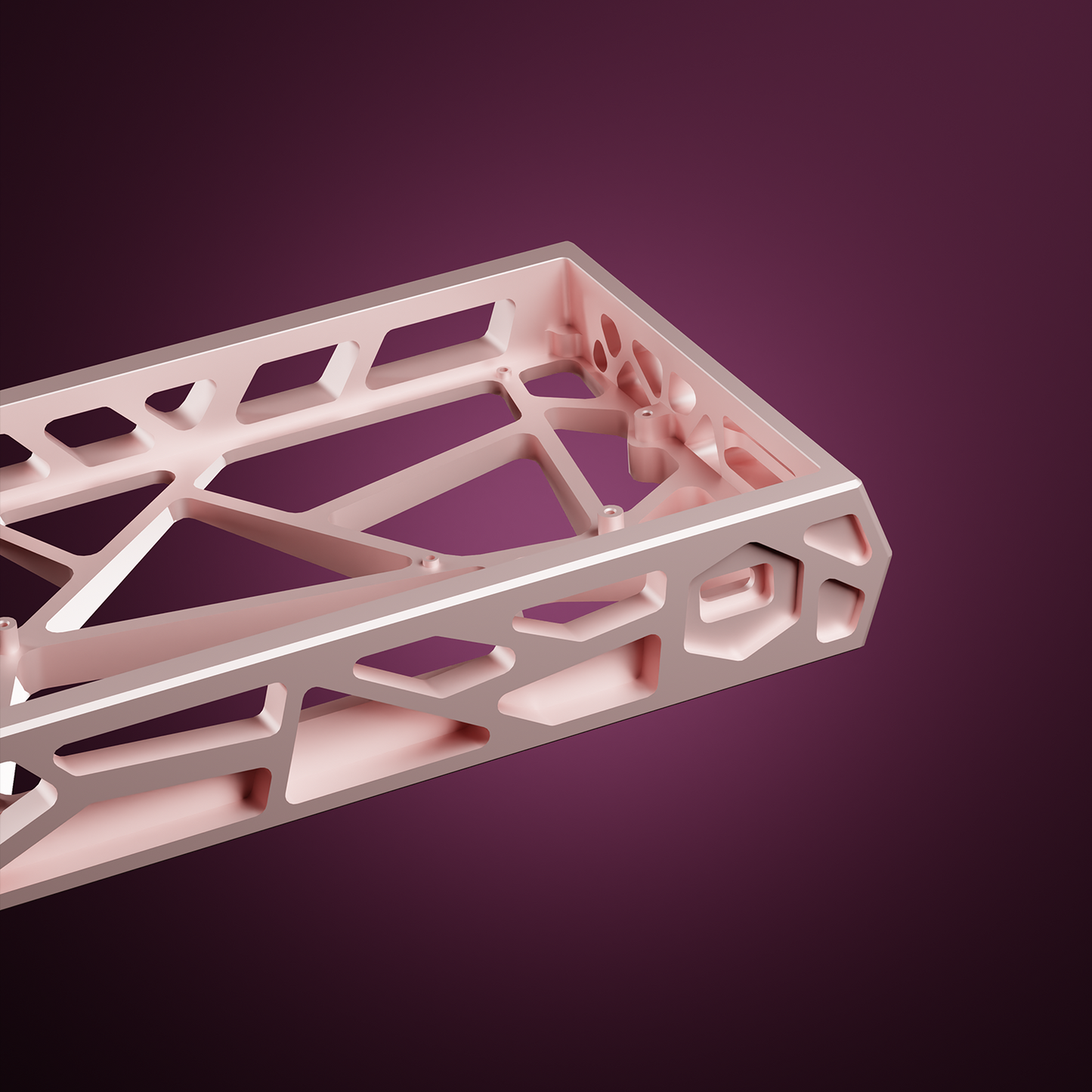 GATERON Sakura Limited Edition Aluminum Keyboard Case