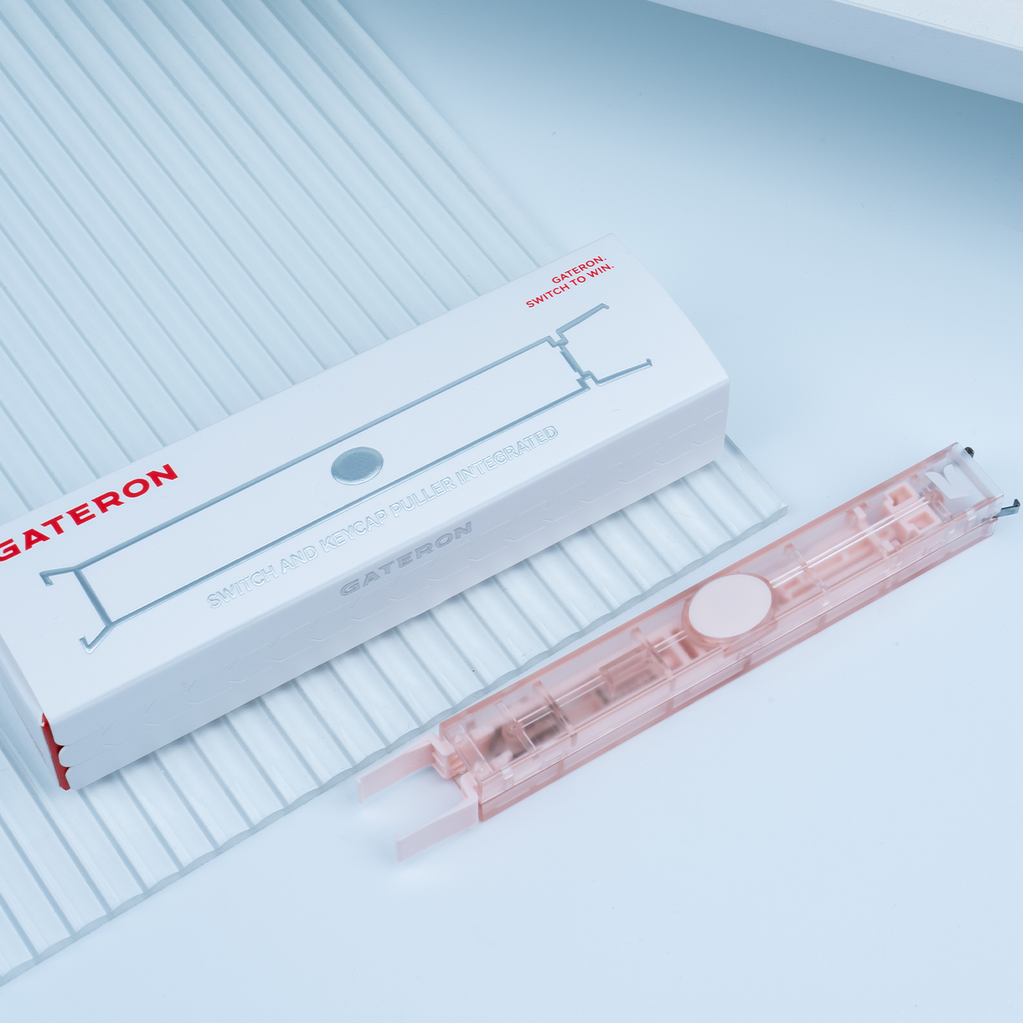 GATERON Sakura Twins Pink Tool 2-in-1 Keycap and Switch Puller