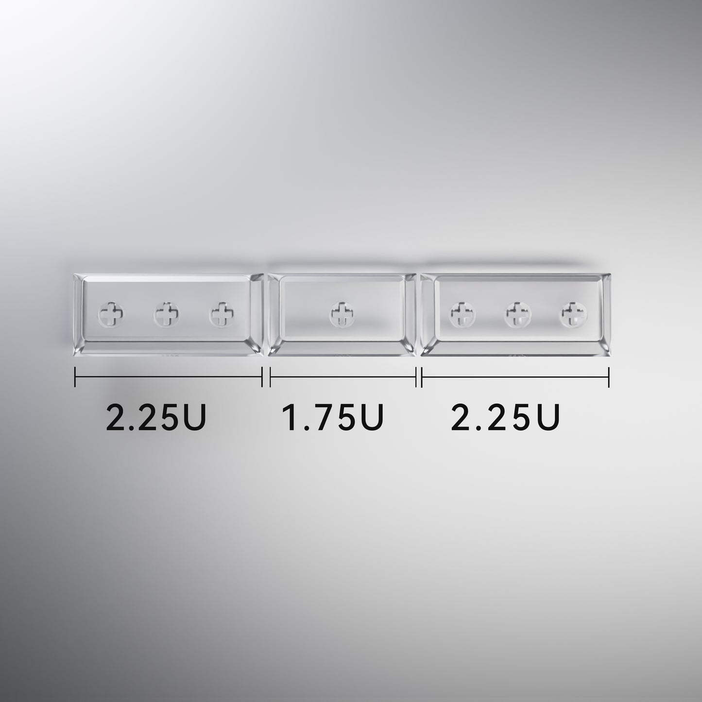 GATERON Three-Piece Split Spacebar for GT60 Ultra PCB