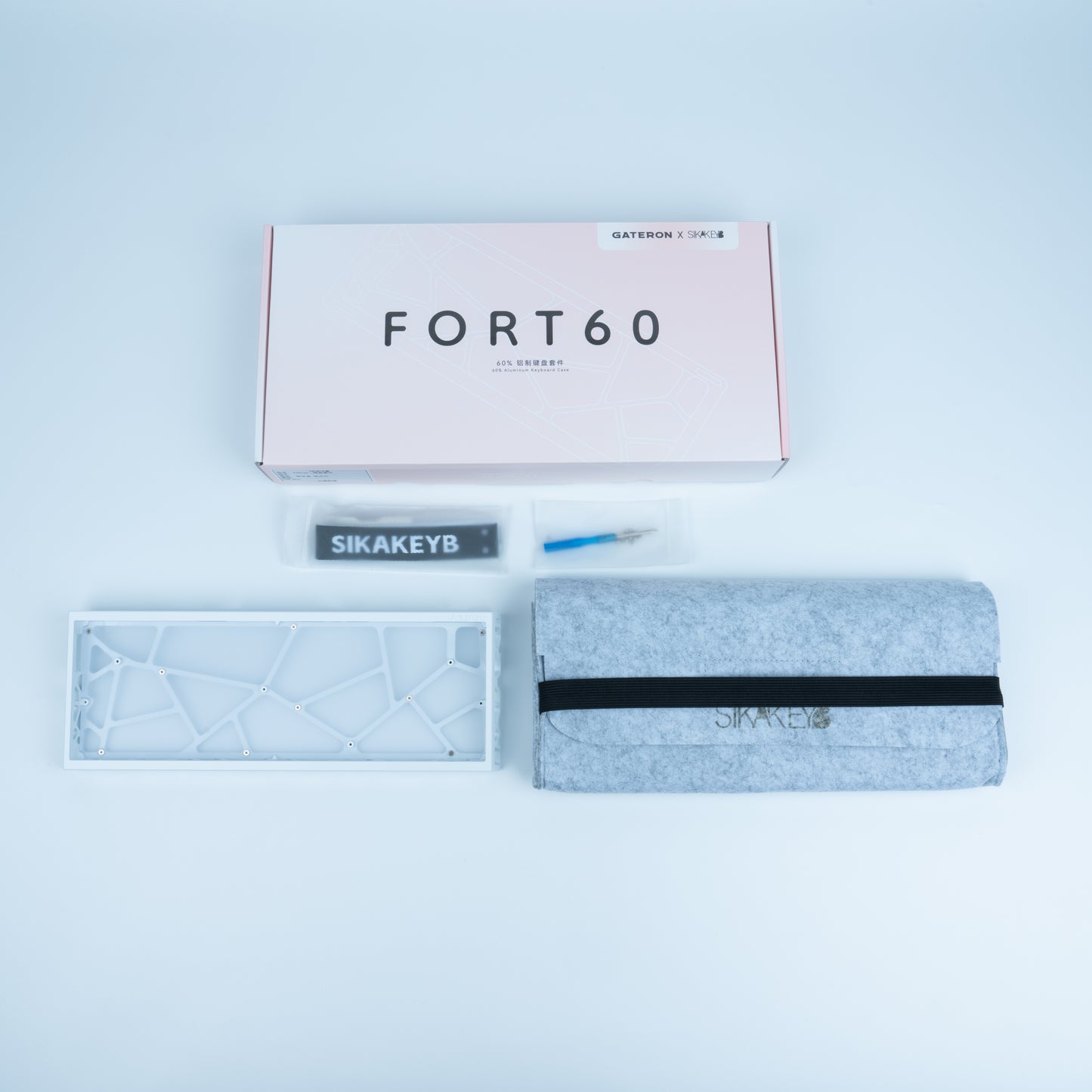 GATERON Sakura Limited Edition Aluminum Keyboard Case