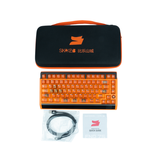 GATERON × Sikakeyb FNP75 HE Magnetic Switch Custom Gaming Keyboard