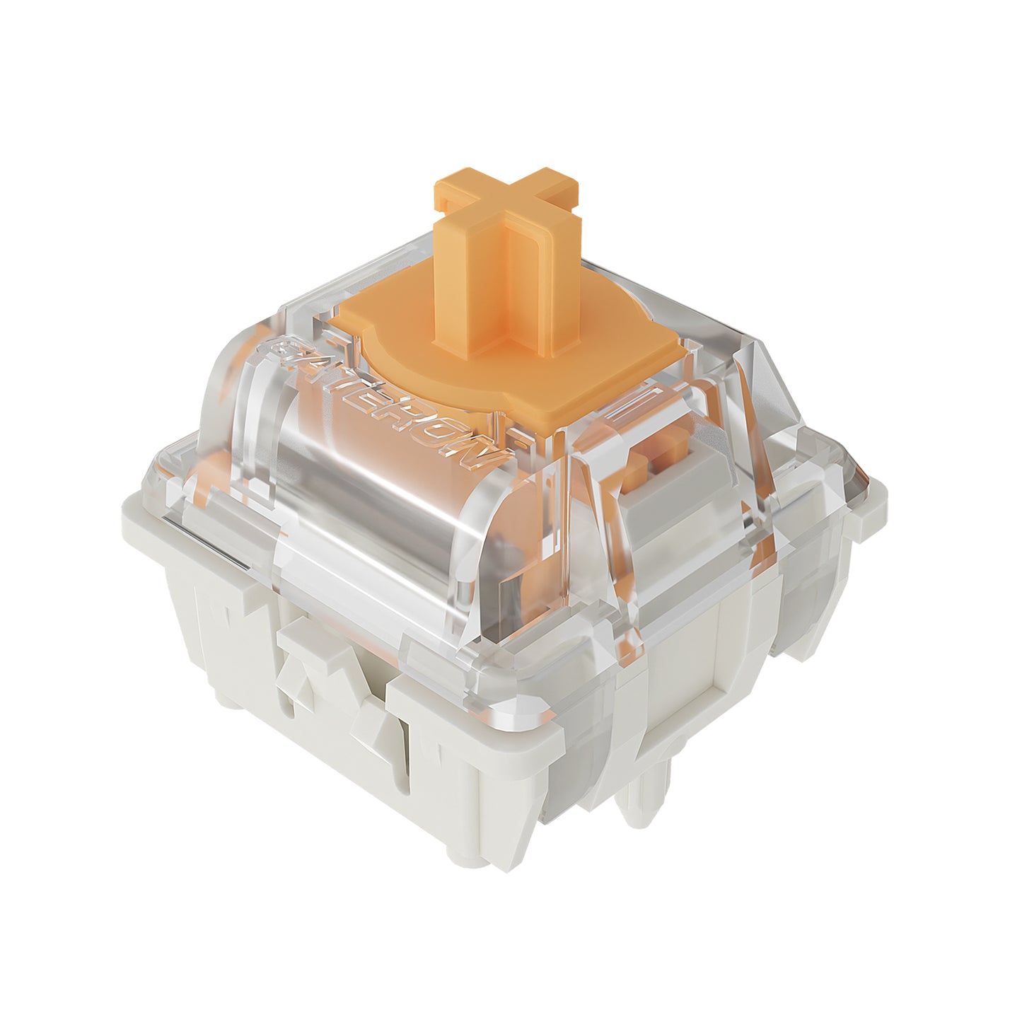 GATERON KS-20 Dual-rail Magnetic Orange HE Switch Set