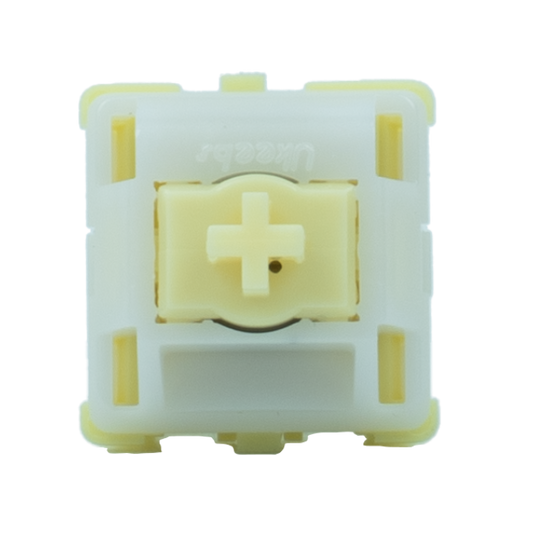 UKEEBS X GATERON Snowy yellow magnetic HE switch Set