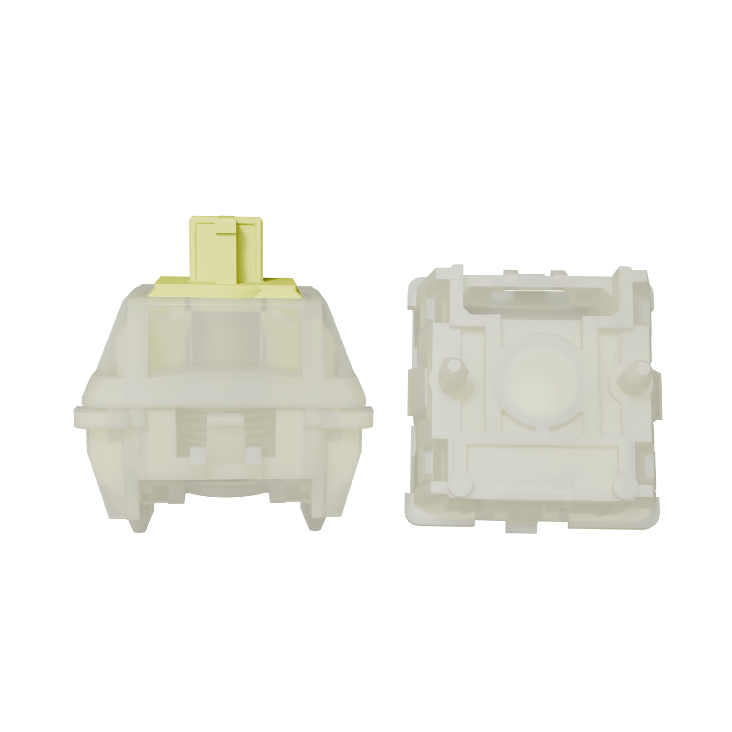 milky☆☆ UKEEBS X GATERON Milky yellow magnetic HE switch Set – ukeebs
