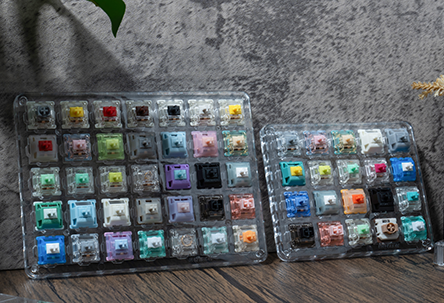 GATERON-kytkintesteri näytesarjalla