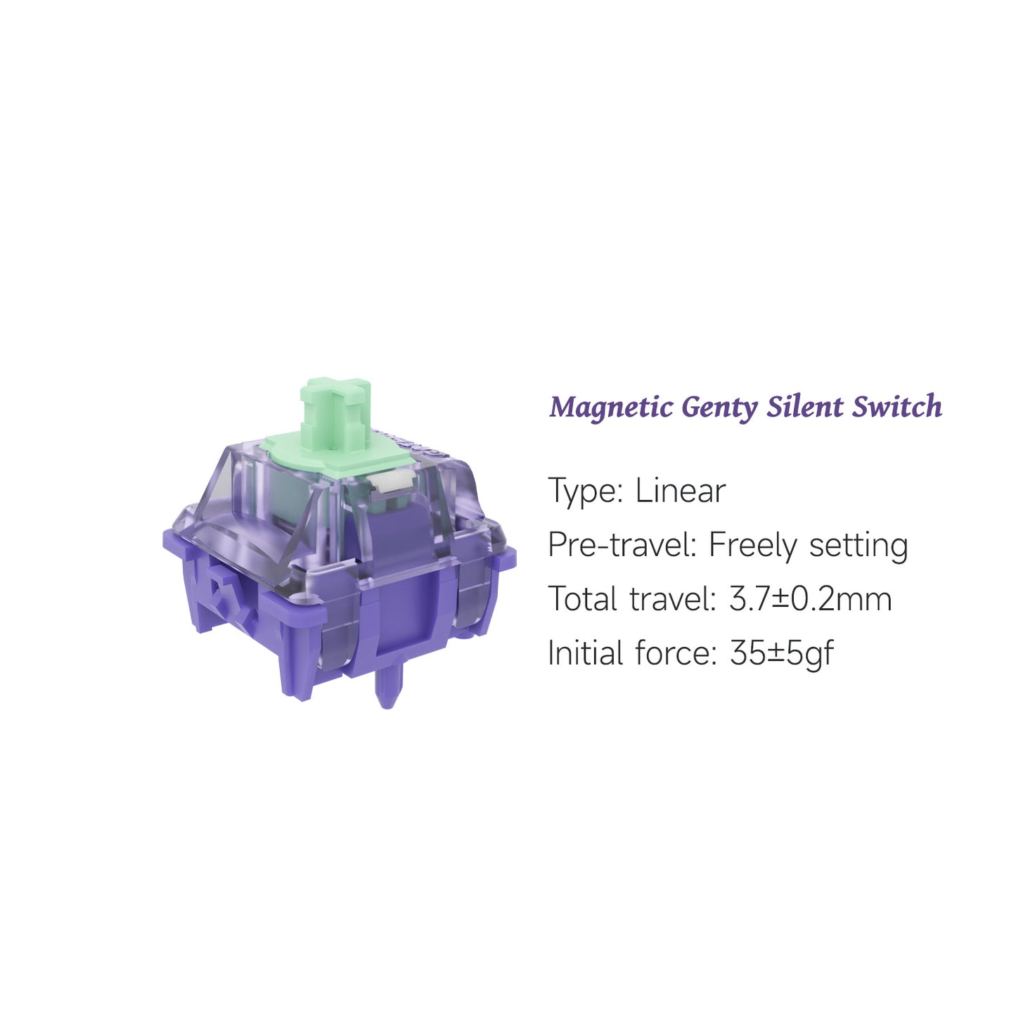 GATERON Magnetic Genty 무소음 스위치 세트