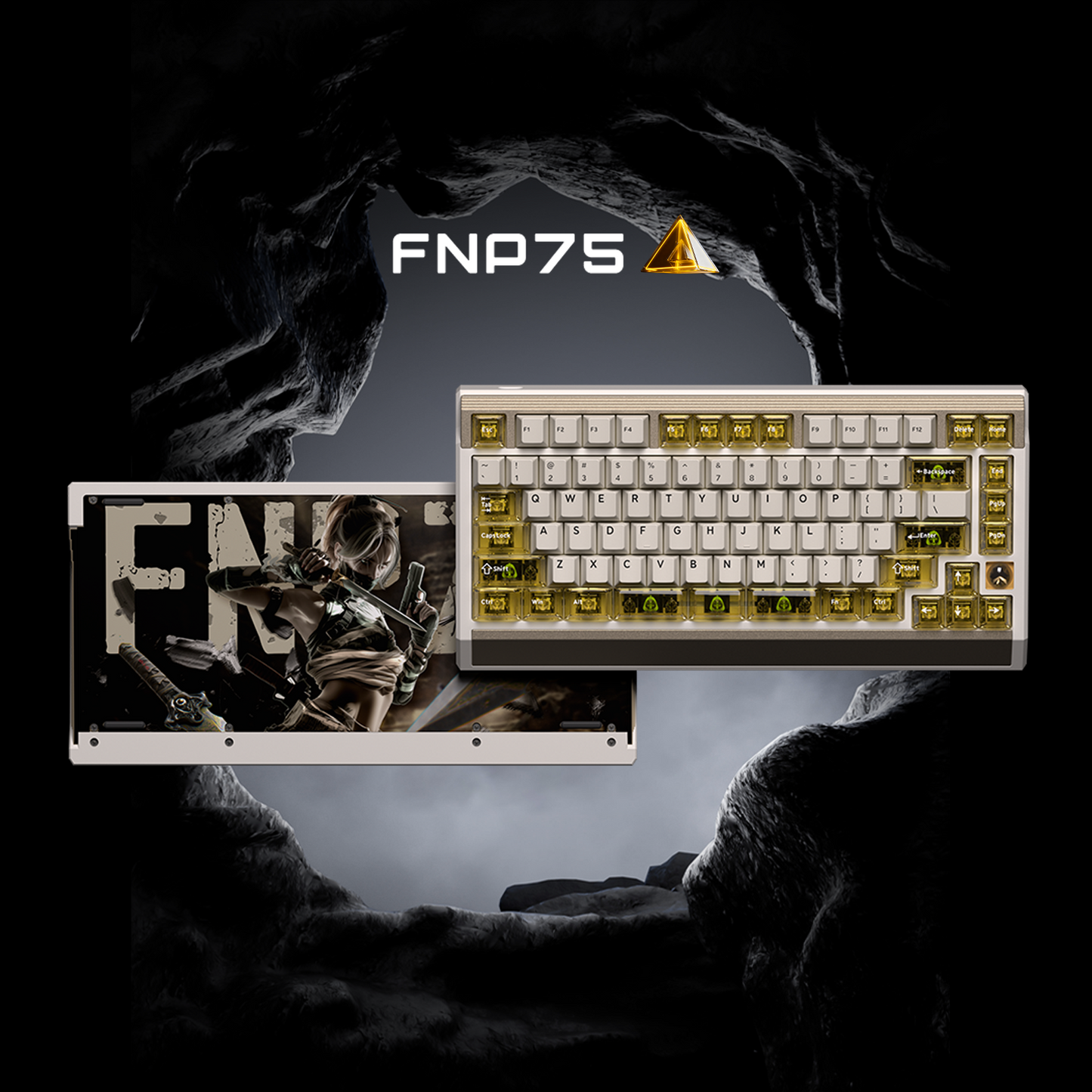 GATERON × Sikakeyb FNP75 HE Magnetic Switch Custom Gaming Keyboard