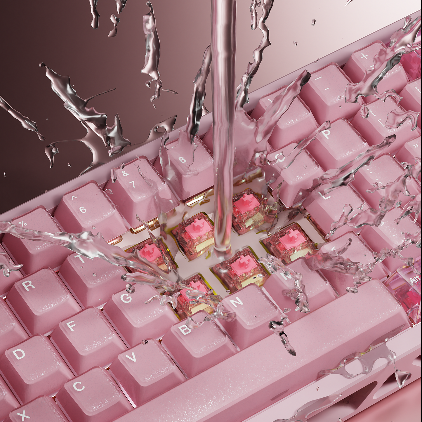 GATERON FORT 68 Sakura Collab Limited GT68 Ultra PCB Edition Set