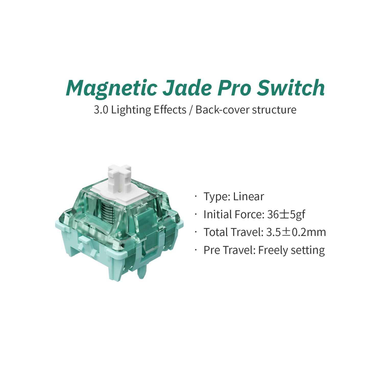 GATERON Magnetic Jade Pro Keyboard Switches