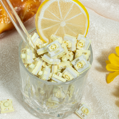 GATERON KS-33 Low Profile Banana Chocolate Heavy Tactile Switch Set