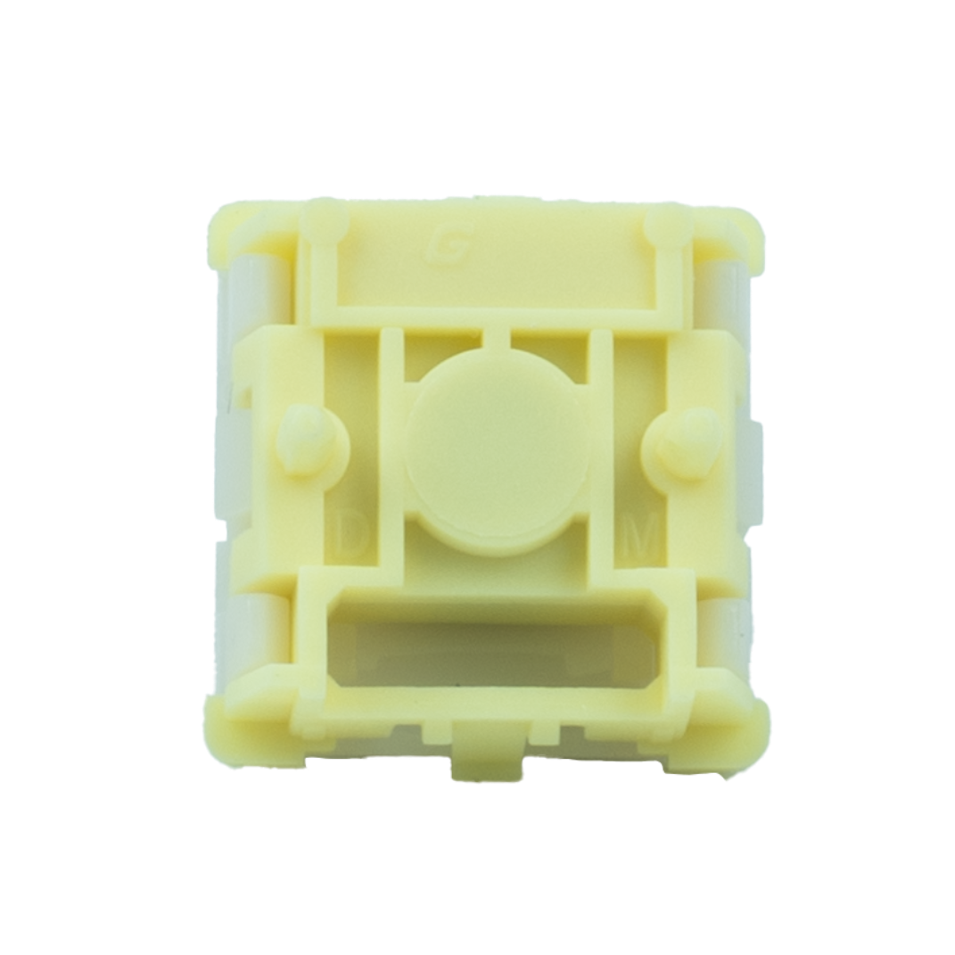 UKEEBS X GATERON Snowy yellow magnetic HE switch Set