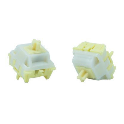 UKEEBS X GATERON Snowy yellow magnetic HE switch Set