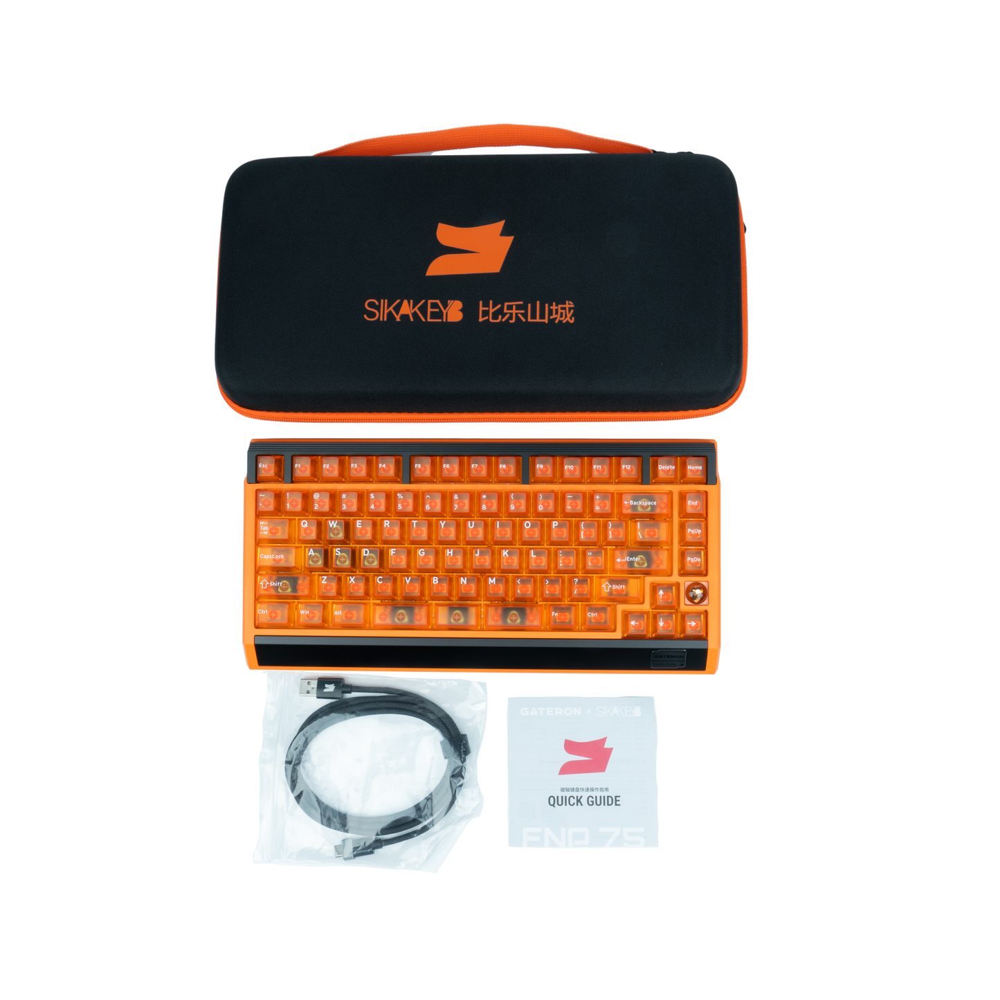 GATERON × Sikakeyb FNP75 HE Magnetic Switch Custom Gaming Keyboard