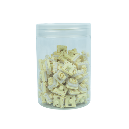 GATERON KS-33 Low Profile Banana Chocolate Heavy Tactile Switch Set