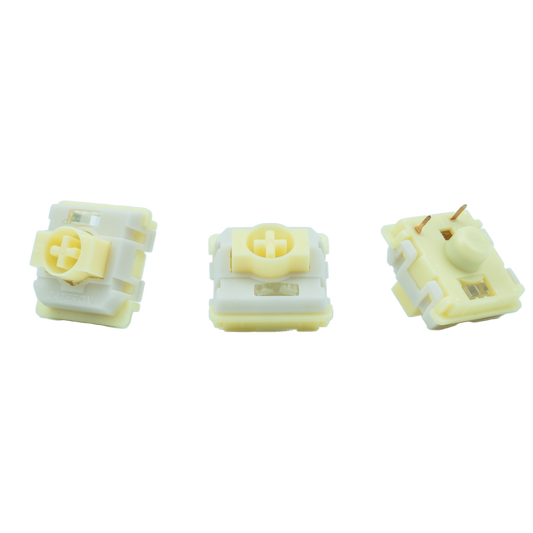 GATERON KS-33 Low Profile Banana Chocolate Heavy Tactile Switch Set