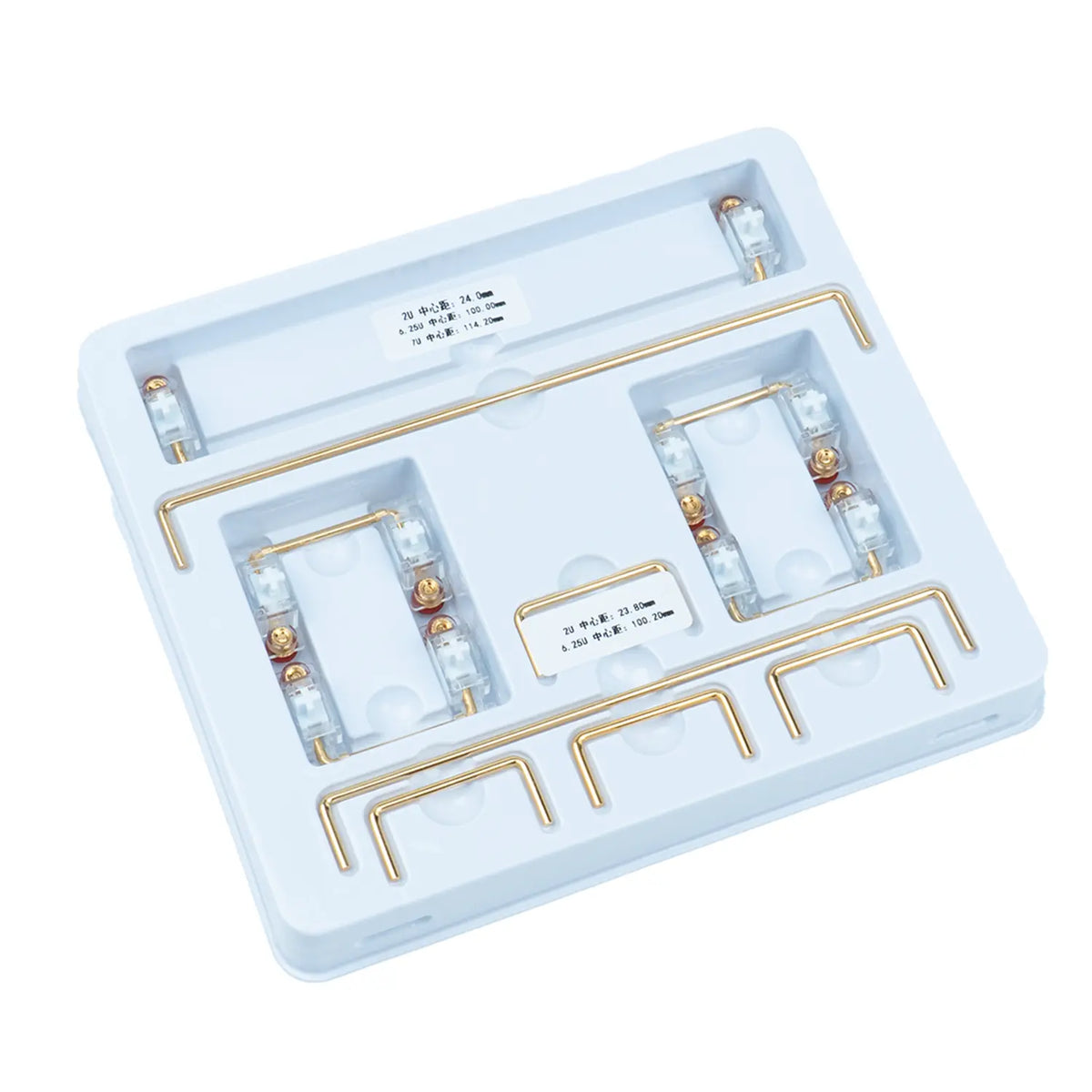 GATERON Mist Custom Gold-Plated Stabilizer