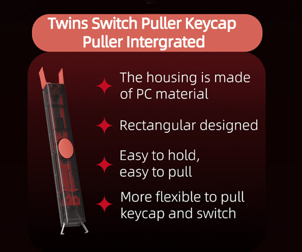 GATERON Twins DIY 공구 스위치 풀러 키캡 풀러 통합
