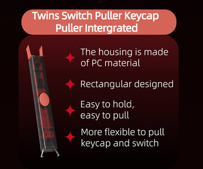 GATERON Twins DIY 공구 스위치 풀러 키캡 풀러 통합