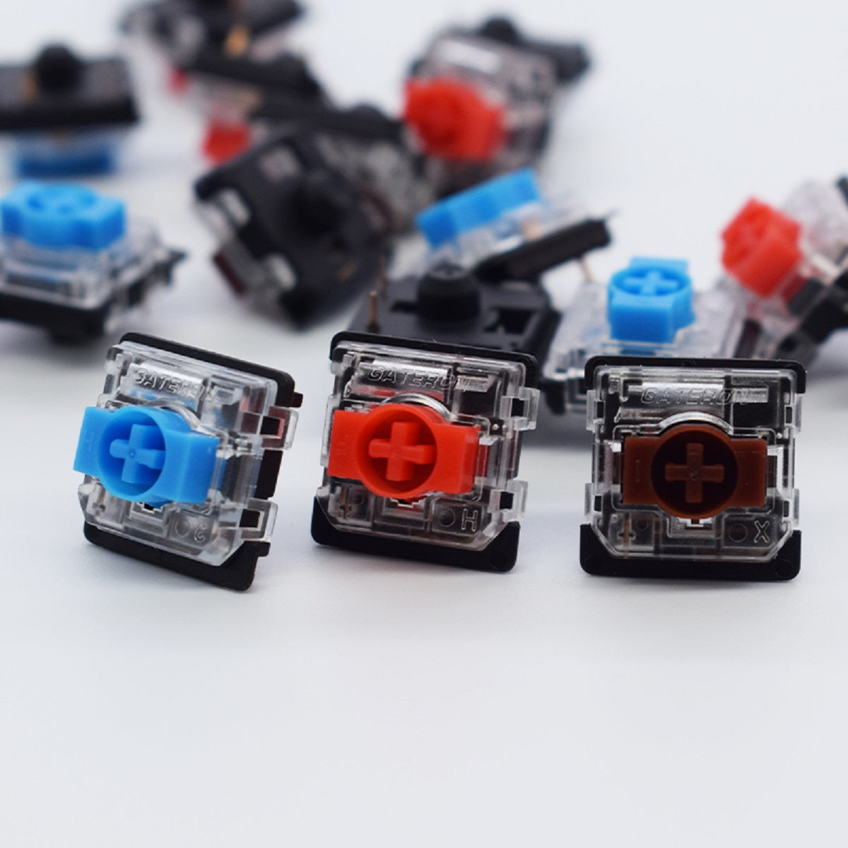 GATERON KS-33 Low Profile 2.0 Switch Set （Black Bottom Housing）