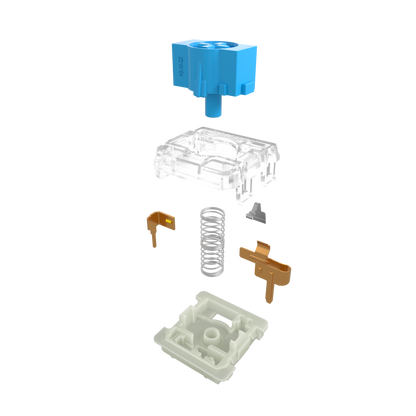 GATERON KS-33 Low Profile 2.0 Mechanical Switch Set（White Bottom Housing）
