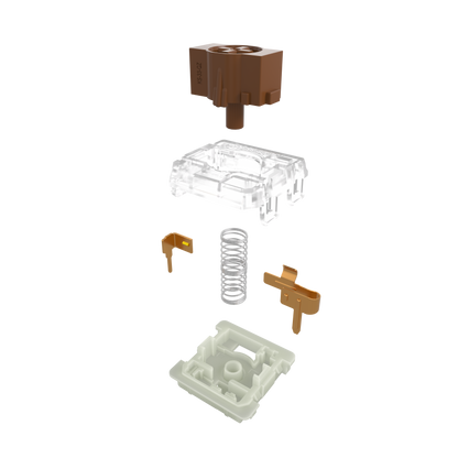 GATERON KS-33 Low Profile 2.0 Mechanical Switch Set（White Bottom Housing）