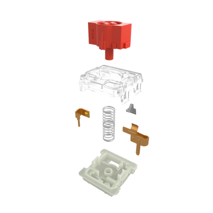 GATERON KS-33 Low Profile 2.0 Mechanical Switch Set（White Bottom Housing）