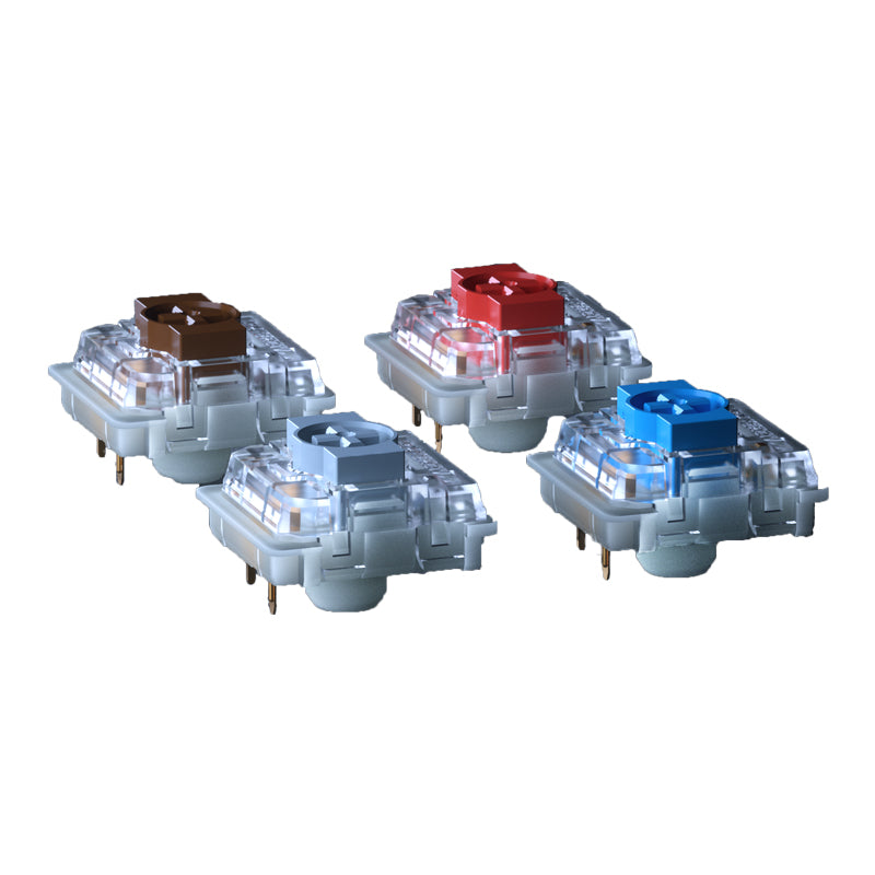 GATERON KS-33 Low Profile 2.0 Mechanical Switch Set（White Bottom Housing）