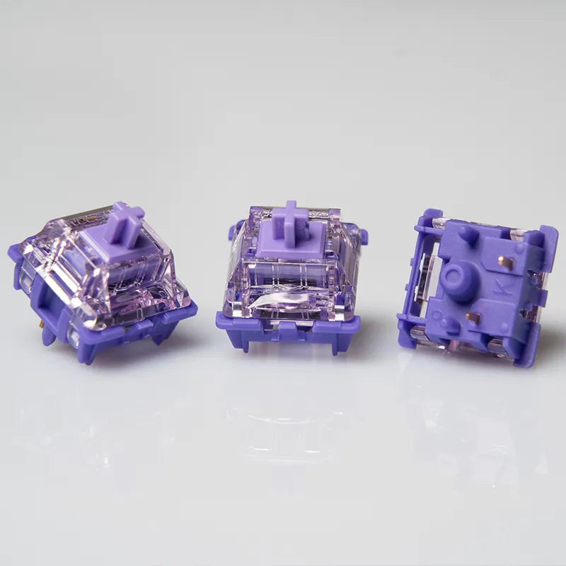 Gateron Purple Crystal switch Set